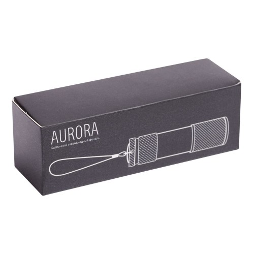 Купить Фонарик Aurora, красный с нанесением логотипа