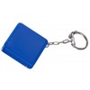 Купить Брелок Square с рулеткой 1 м, синий с нанесением логотипа