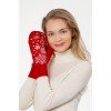 Купить Варежки Snow Fairy, красные с нанесением логотипа