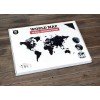 Купить Деревянная карта мира World Map Wall Decoration Small, черная с нанесением логотипа