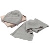 Купить Набор Stripes: шарф и шапка, серый с нанесением логотипа
