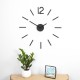 Купить Настенные часы Blink, черные с нанесением логотипа