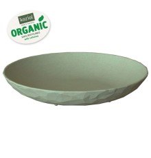 Тарелка суповая Club Organic, зеленая