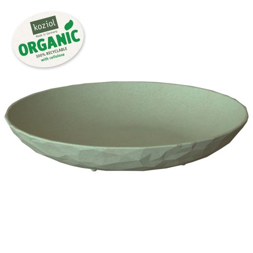 Купить Тарелка суповая Club Organic, зеленая с нанесением логотипа Купить Тарелка суповая Club Organic, зеленая с нанесением логотипа