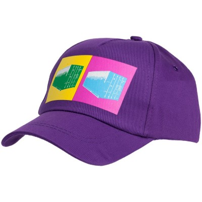 Купить Бейсболка LogicArt, фиолетовая с нанесением логотипа