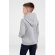 Купить Толстовка с капюшоном детская Kirenga Kids, серый меланж с нанесением логотипа