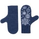 Купить Варежки Snow Fairy, синие (индиго) с нанесением логотипа
