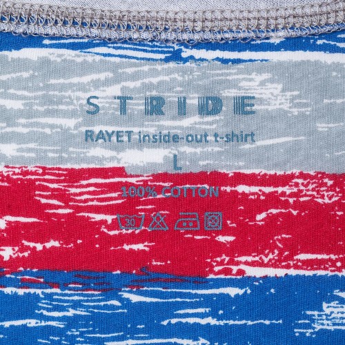 Купить Футболка мужская Rayet двусторонняя, красная с синим с нанесением логотипа