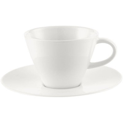 Купить Чайная пара Caffe Club White с нанесением логотипа