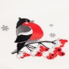 Купить Набор текстиля Wintertainment, со снегирями с нанесением логотипа