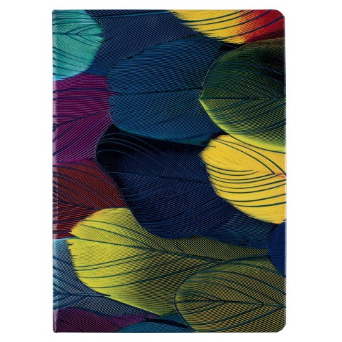 Купить Ежедневник Butterfly Peacock, синий, недатированный с нанесением логотипа