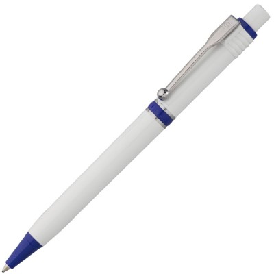 Купить Ручка шариковая Raja, синяя с нанесением логотипа