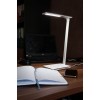 Купить Настольная лампа с беспроводной зарядкой Power Spot, белая с нанесением логотипа