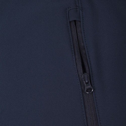 Купить Куртка мужская Hooded Softshell темно-синяя с нанесением логотипа