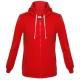 Купить Толстовка на молнии с капюшоном Unit Siverga, красная с нанесением логотипа