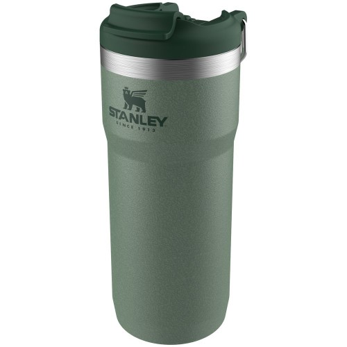 Купить Термокружка Stanley Classic Twin Lock, зеленая с нанесением логотипа