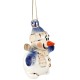 Купить Фарфоровая елочная игрушка Olaf с нанесением логотипа
