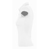 Купить Рубашка поло женская без пуговиц PRETTY 220, белая с нанесением логотипа