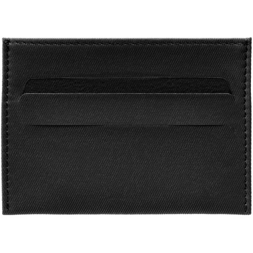 Купить Чехол для карточек Twill, черный с нанесением логотипа