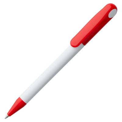 Купить Ручка шариковая Prodir DS1 TPP, белая с красным с нанесением