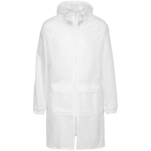 Купить Дождевик Rainman Zip Pro, белый с нанесением логотипа