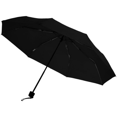 Купить Зонт складной Mini Hit Dry-Set, черный с нанесением логотипа