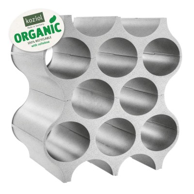 Купить Подставка для бутылок Set-Up Organic, серая с нанесением логотипа