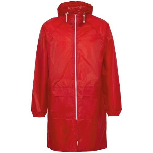 Купить Дождевик Rainman Zip Pro, красный с нанесением логотипа