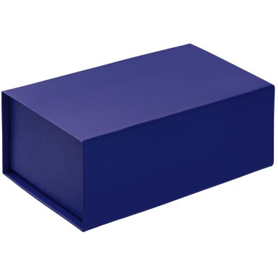 Купить Коробка LumiBox, синяя с нанесением логотипа