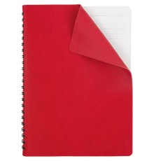 Ежедневник Twill, недатированный, красный