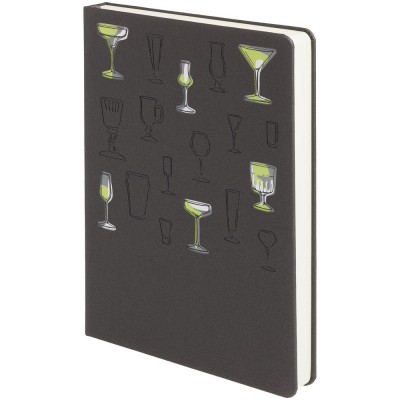 Купить Ежедневник «Культура пития», серый с нанесением логотипа