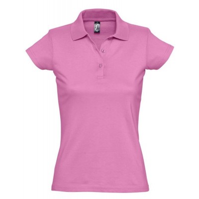 Купить Рубашка поло женская Prescott Women 170, розовая с нанесением