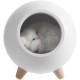 Купить Беспроводная лампа-колонка Right Meow, белая с нанесением логотипа