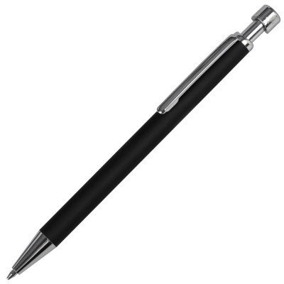 Купить Ручка шариковая Forcer, черная с нанесением логотипа