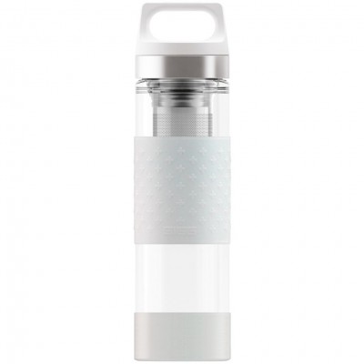 Купить Бутылка для воды Glass WMB, белая с нанесением логотипа