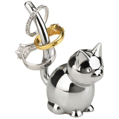 Купить Подставка для колец Zoola Cat, хром с нанесением