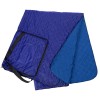 Купить Плед для пикника Soft & Dry, ярко-синий с нанесением логотипа