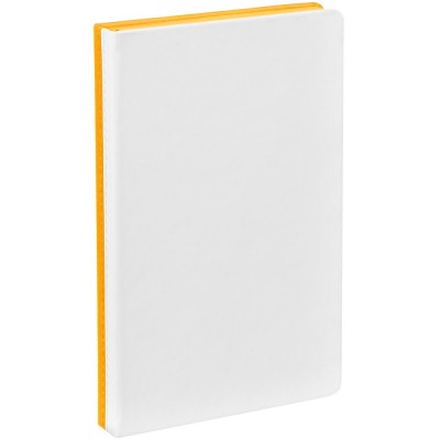 Купить Ежедневник Duplex, недатированный, белый с желтым с нанесением