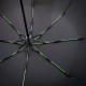 Купить Зонт складной AOC Mini с цветными спицами, зеленое яблоко с нанесением логотипа