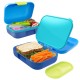 Купить Ланчбокс Neat Bento, малый, голубой с нанесением логотипа