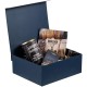 Купить Коробка My Warm Box, синяя с нанесением логотипа