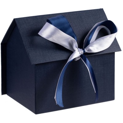 Купить Коробка Homelike, синяя с нанесением логотипа