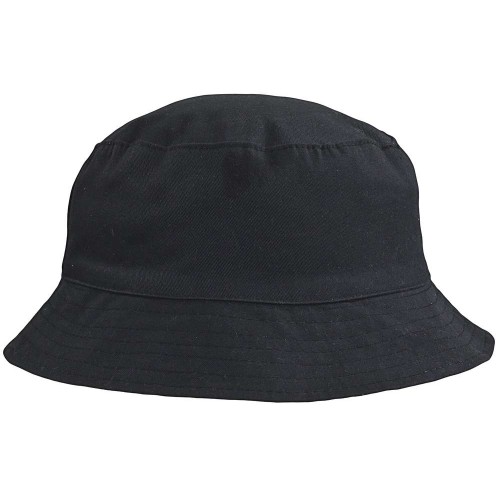 Купить Панама Unit Summer двусторонняя, черная с серым с нанесением логотипа