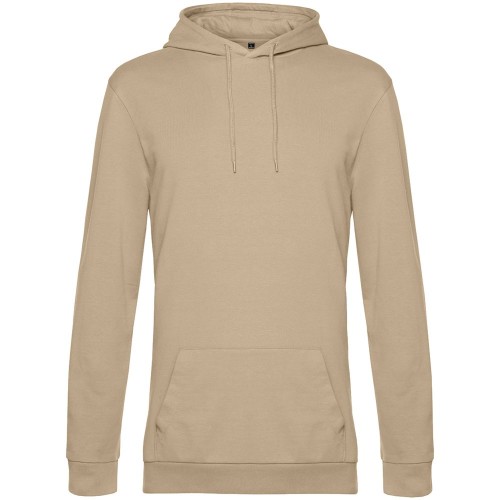Купить Толстовка с капюшоном унисекс Hoodie, бежевая с нанесением логотипа