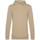 Купить Толстовка с капюшоном унисекс Hoodie, бежевая с нанесением логотипа
