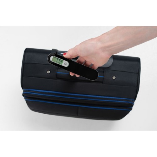 Купить Дорожные весы onBoard Soft Touch, черные с нанесением логотипа