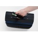 Купить Дорожные весы onBoard Soft Touch, черные с нанесением логотипа