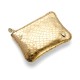 Купить Кошелек SNAKESKIN, золотистый с нанесением логотипа