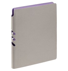 Ежедневник Flexpen, недатированный, серебристо-фиолетовый