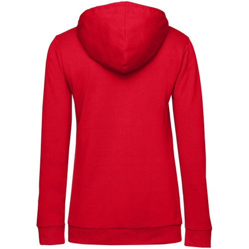 Купить Толстовка с капюшоном женская Hoodie, красная с нанесением логотипа